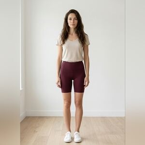 Everyday High-Rise Wine Women's Bike Shorts